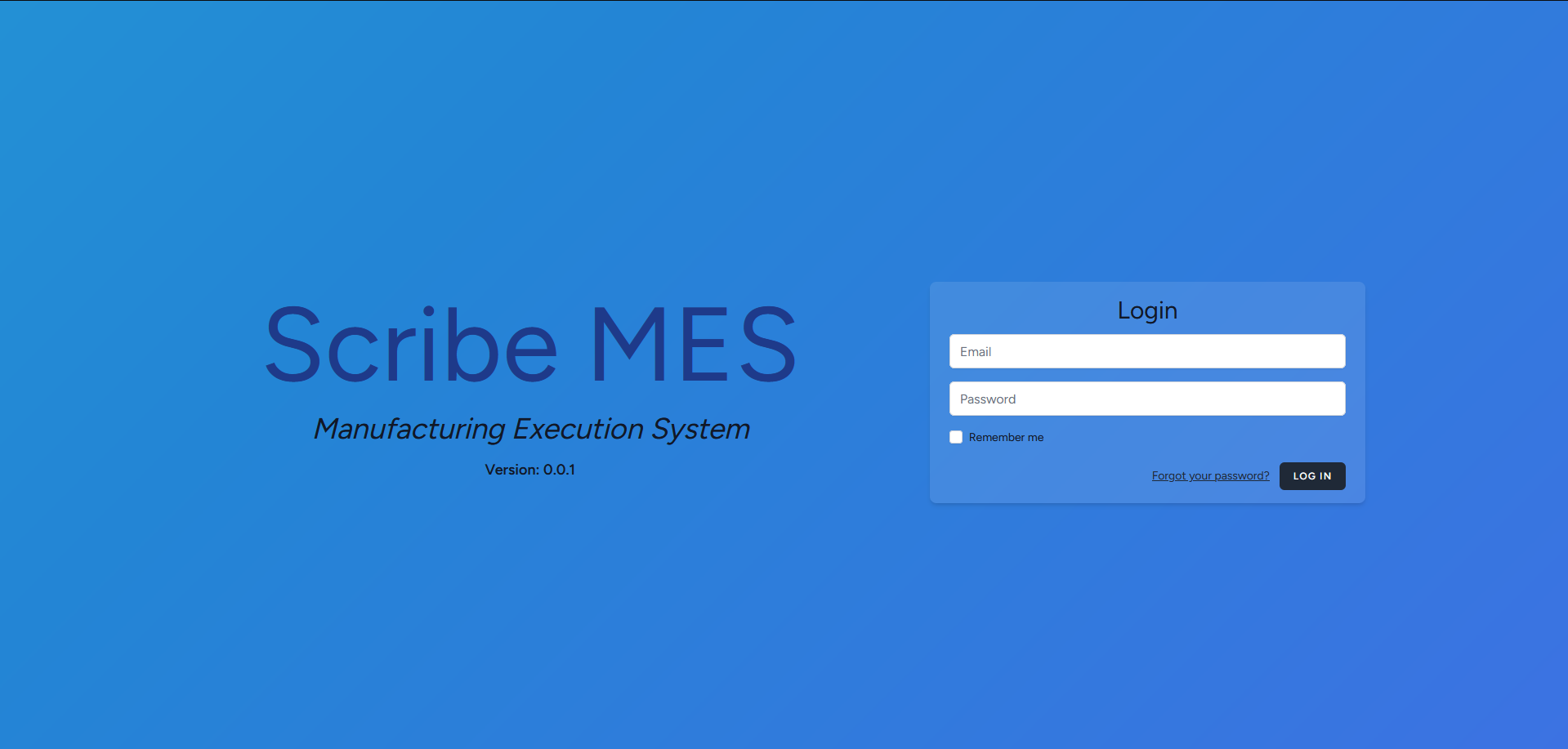 Scribe MES
